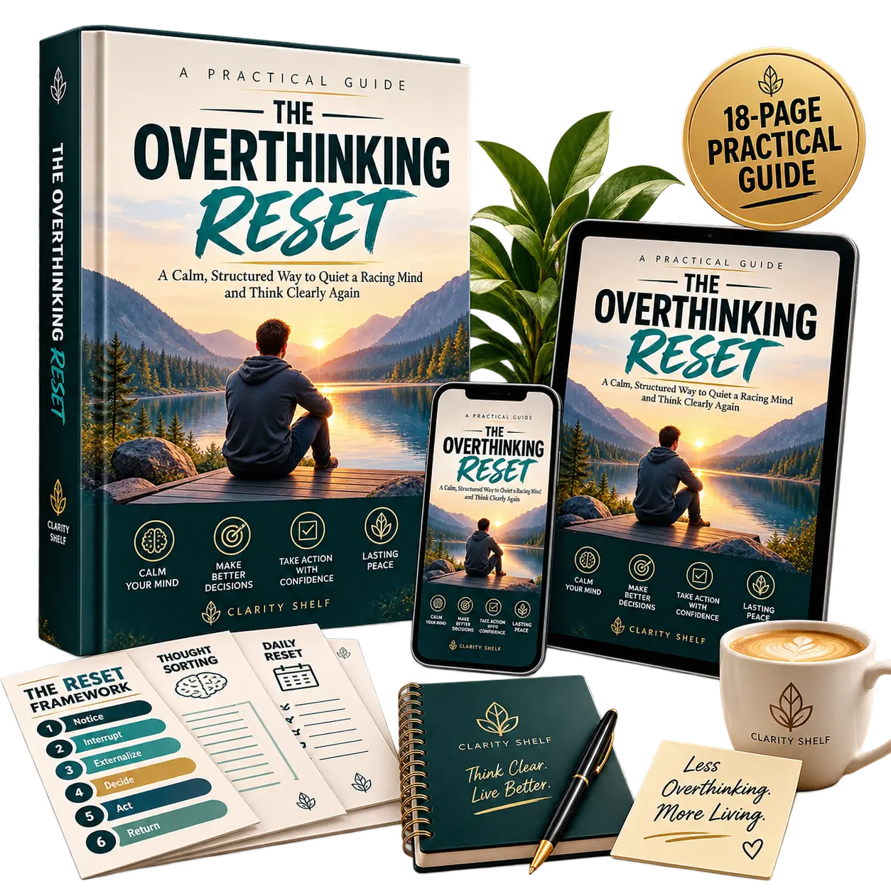 The Overthinking Reset — ebook cover